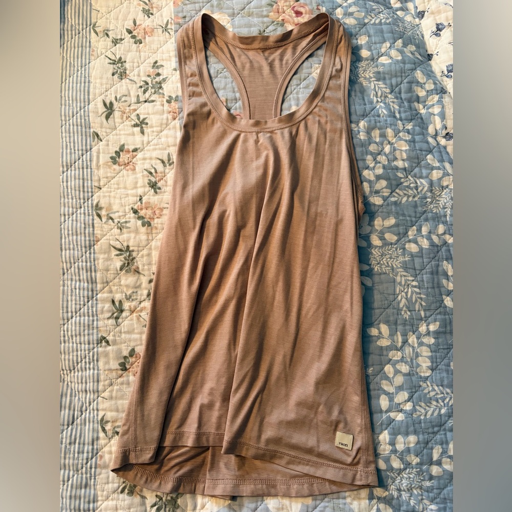 VUORI light pink/ peach Racerback Tank Top